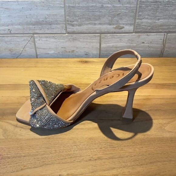 BHLDN Vicenza Rhinestone Slip-Back Evening Bridal Wedding Heels EU 40 US 9 - Picture 2 of 10